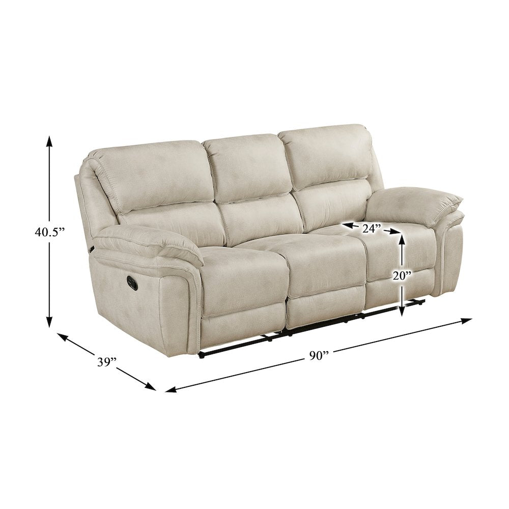 Dublin Chenille Sofa in Dark Pewter