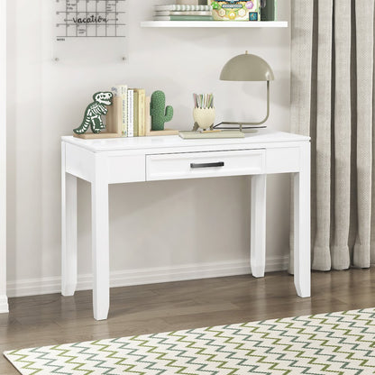 Garretson Acacia Writing Desk in White