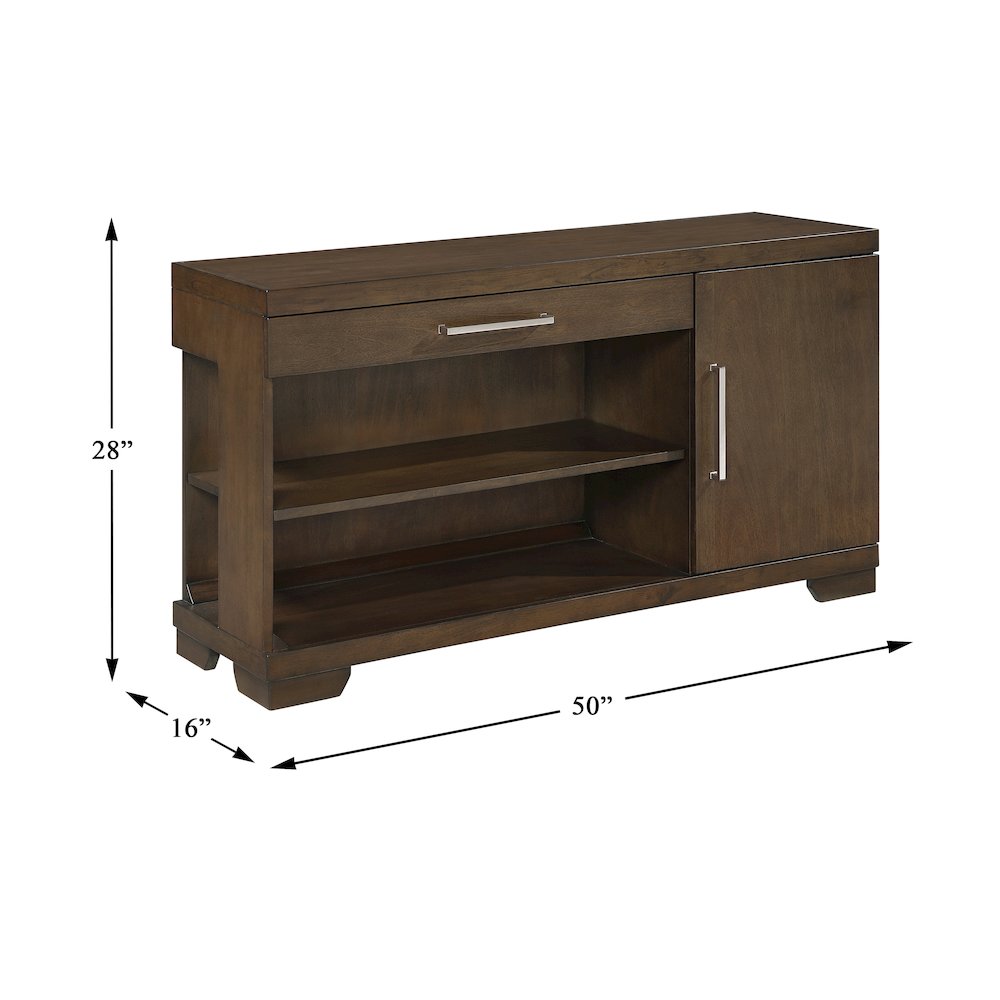 Duncan Asian Hardwood Sofa Table in Espresso