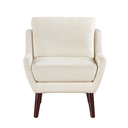 Ellie Chenille Accent Chair in Beige