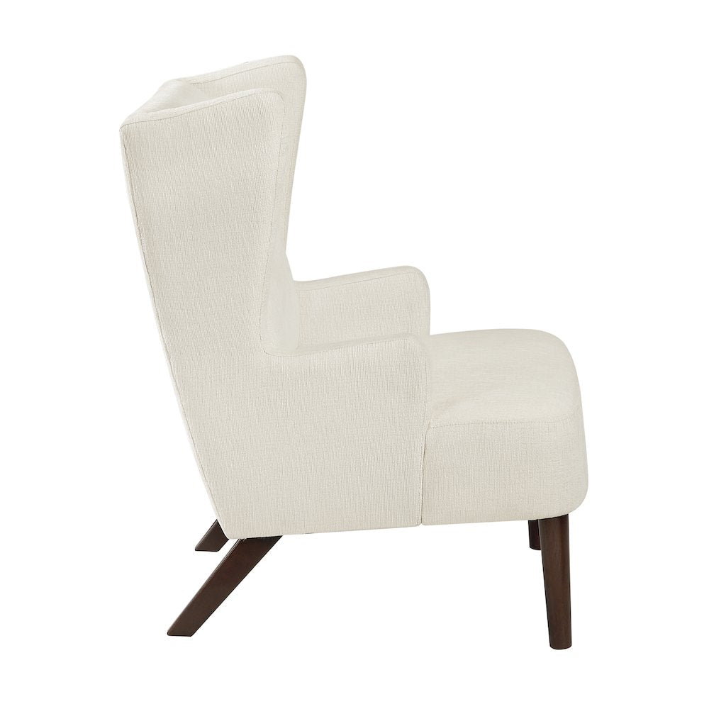 Alden Chenille Accent Chair in Beige