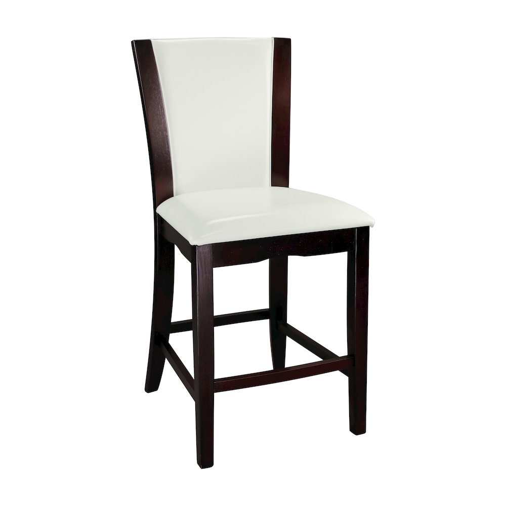Daisy Wood Counter Height Dining Chair, set of 2 in White