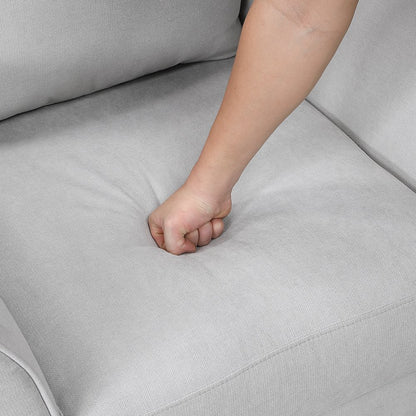 Aliana Textured Chair in Gray