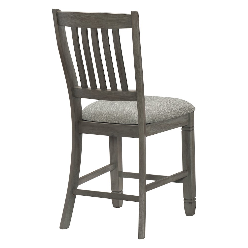 Granby Textured Counter Height Dining Chair, set of 2 in Gray