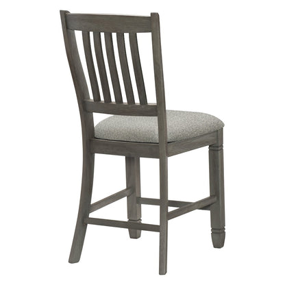 Granby Textured Counter Height Dining Chair, set of 2 in Gray
