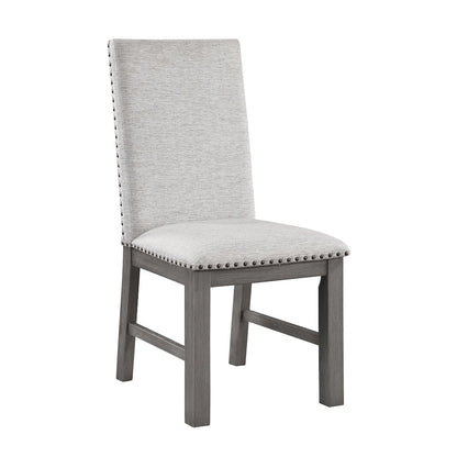 Gresham Textured Dining Room Side Chair, set of 2 in Beige