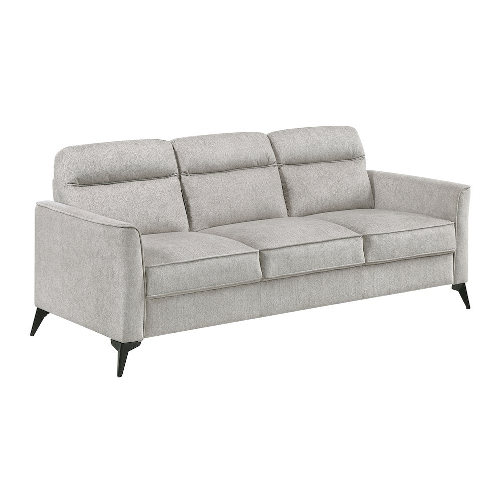 Tellot Microfiber Sofa in Tan