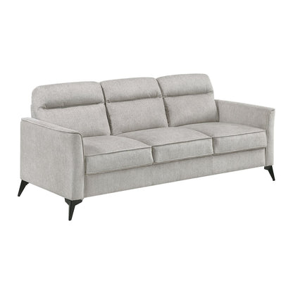 Tellot Microfiber Sofa in Tan