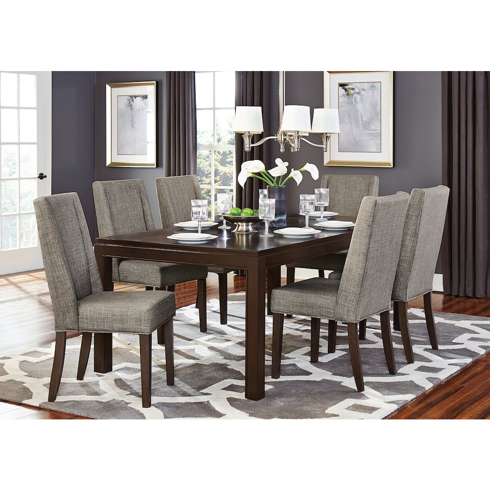 Kavanaugh Wood Dining Room Side Chair, set of 2 in Gray