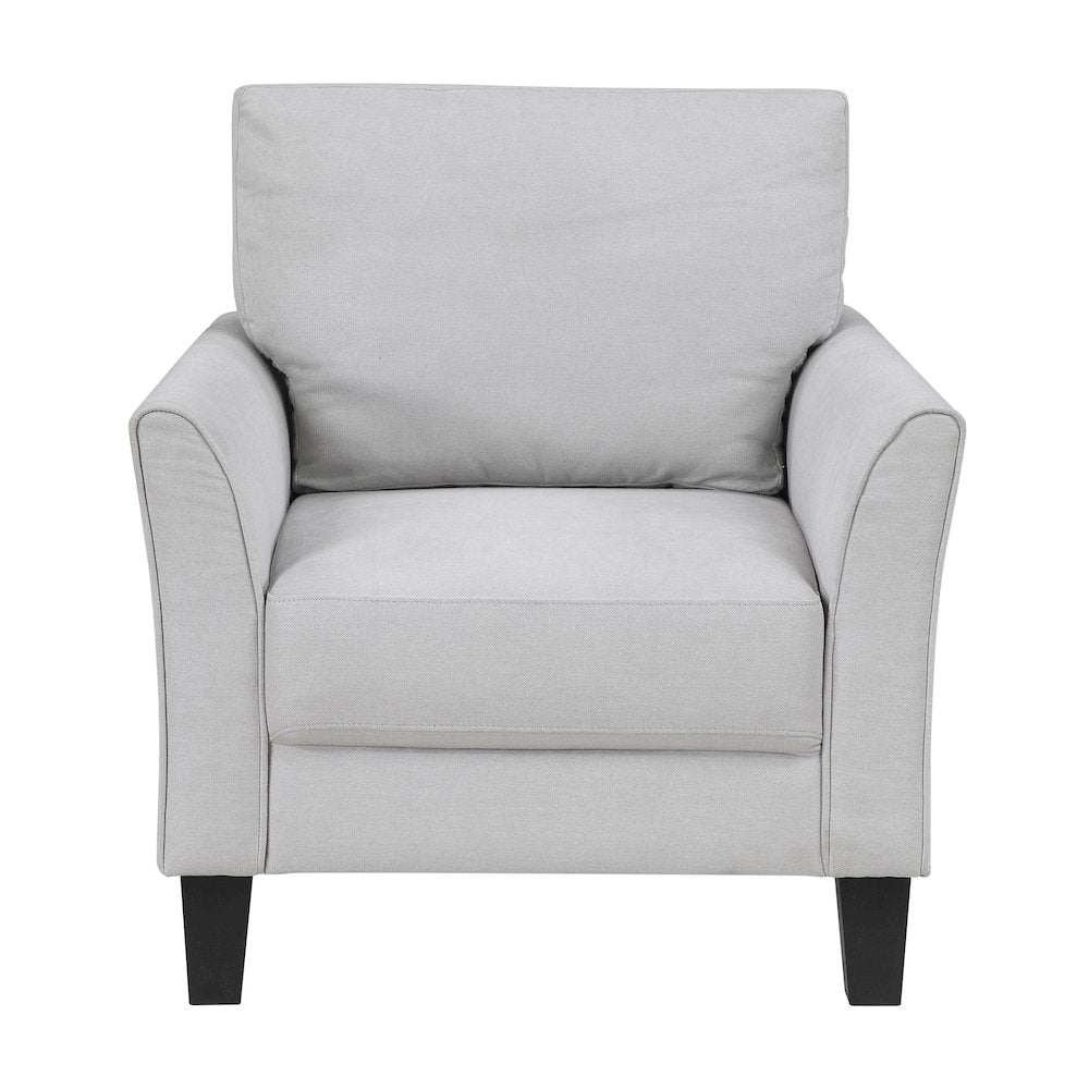 Aliana Textured Chair in Gray