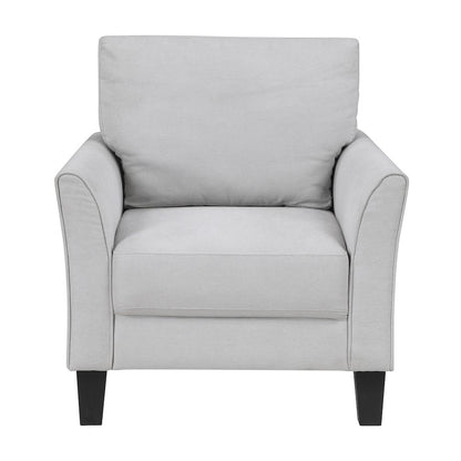Aliana Textured Chair in Gray