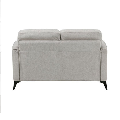 Tellot Microfiber Love Seat in Tan