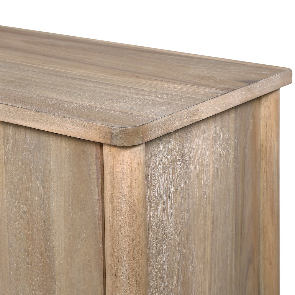 Myrna Asian Hardwood Dining Room Server in Natural