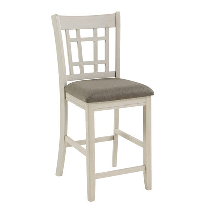 Junipero Textured Counter Height Dining Chair, set of 2 in Brown