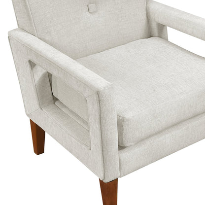Belfort Chenille Chair in Beige