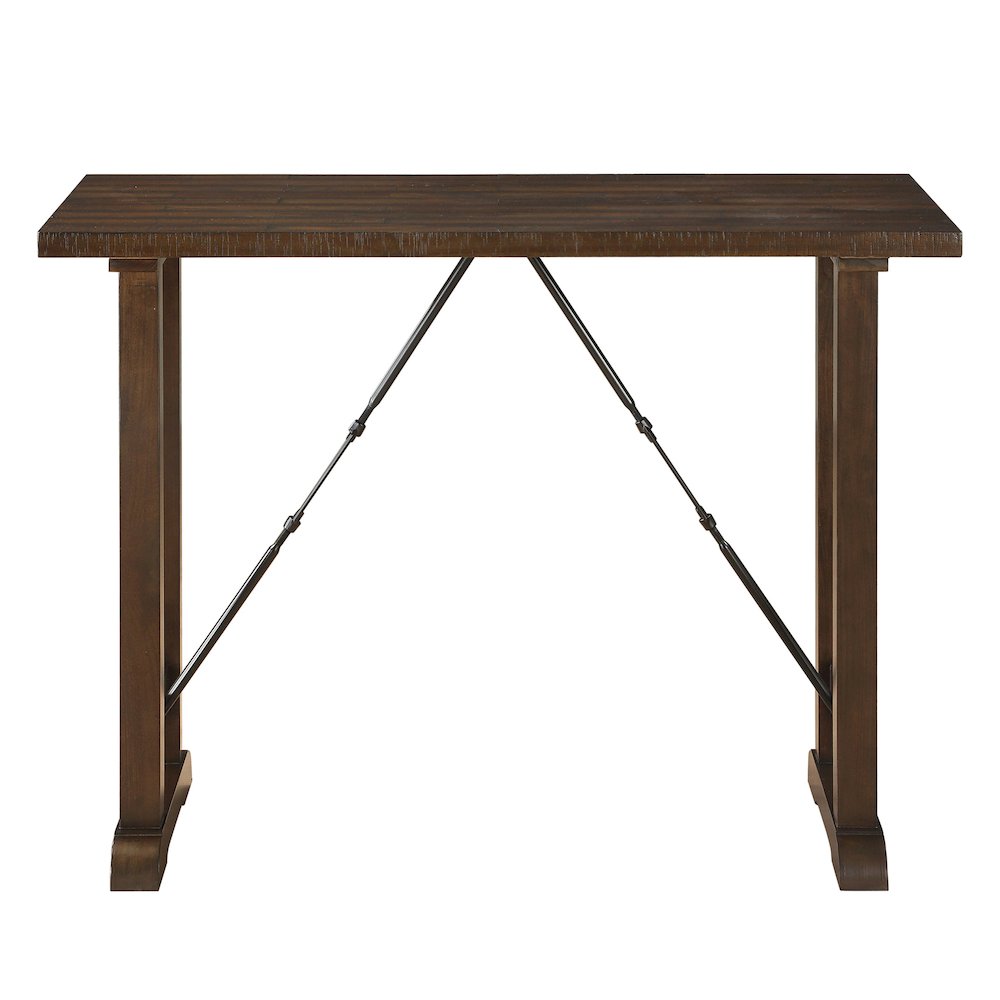 Bracknell Wood Counter Height Set (Set of 3) in Brown Cherry