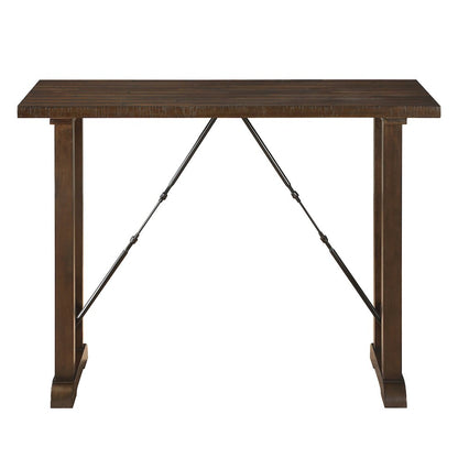 Bracknell Wood Counter Height Set (Set of 3) in Brown Cherry
