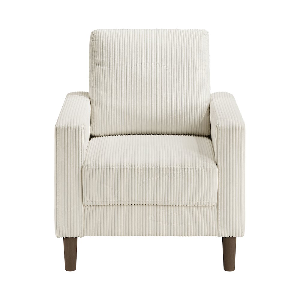 Crandall Corduroy Chair in Beige