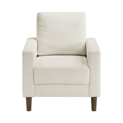 Crandall Corduroy Chair in Beige