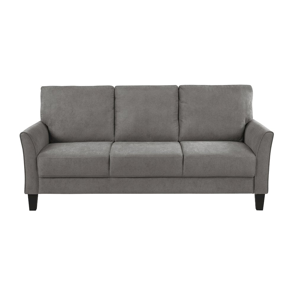 Aliana Textured Sofa in Chocolate