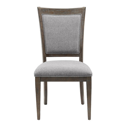 Sarasota Textured Dining Room Side Chair, set of 2 in Gray