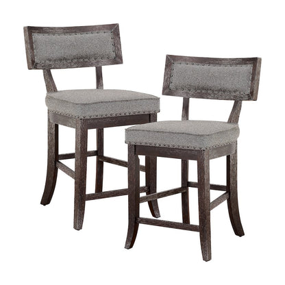 Oxton Wood Counter Height Dining Chair, set of 2 in Baltimoe espesso
