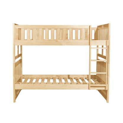 Bartly Pine Full over Full Bunk Bed in Natural Pine