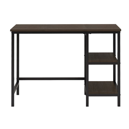 Madigan Metal Writing Desk with Chair in Black