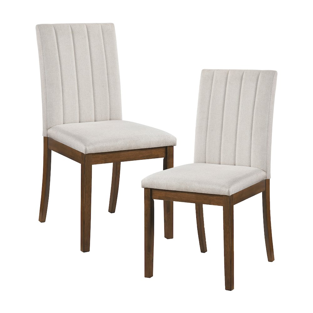 Maude Textured Dining Room Side Chair, set of 2 in Beige