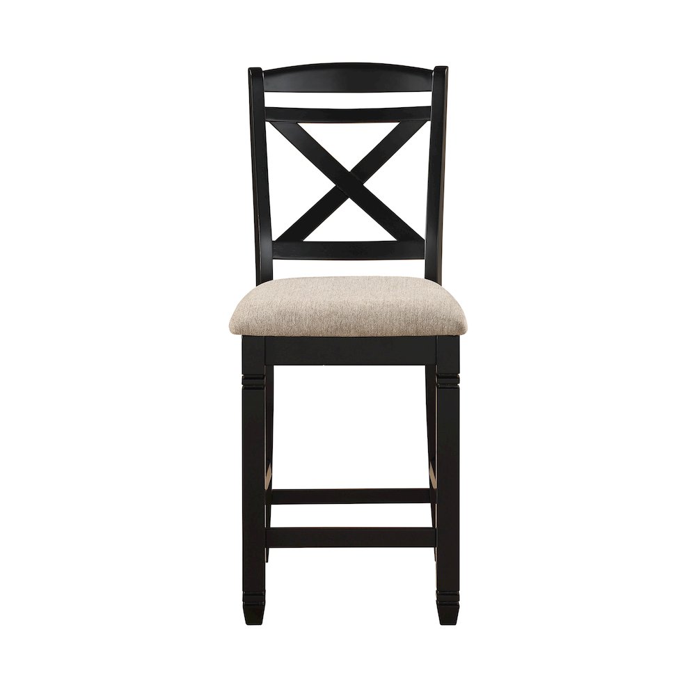 Baywater Wood Counter Height Dining Chair, set of 2 in Beige