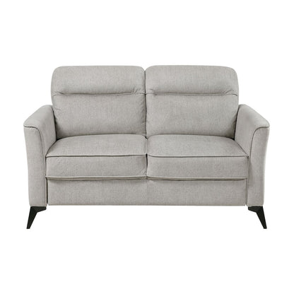 Tellot Microfiber Love Seat in Tan