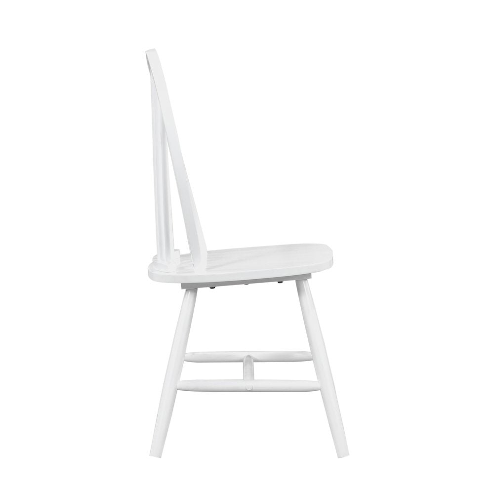 Shelby Wood Dining Room Side Chair, set of 2 in White