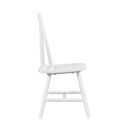 Shelby Wood Dining Room Side Chair, set of 2 in White