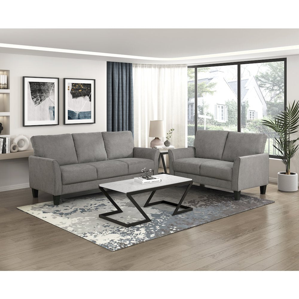 Aliana Textured Sofa in Chocolate
