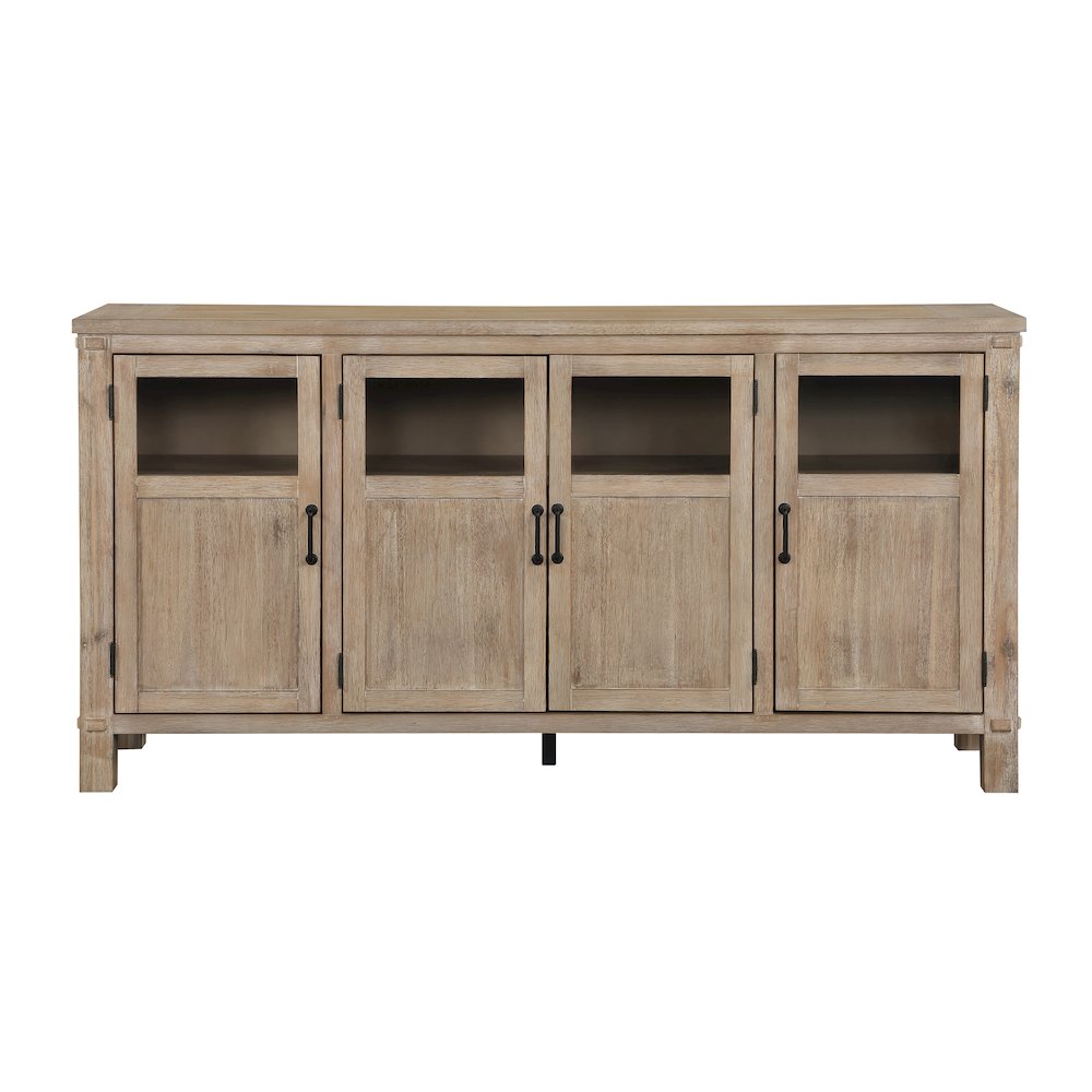 Aberdeen Acacia Veneer Dining Room Server in Distressed light oak