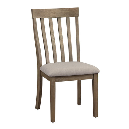 Armhurst Textured Dining Room Side Chair, set of 2 in Gray