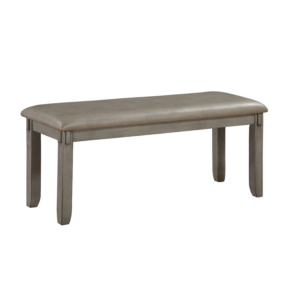 Holders Asian Hardwood 6-Piece Pack Dinette Set in Gray