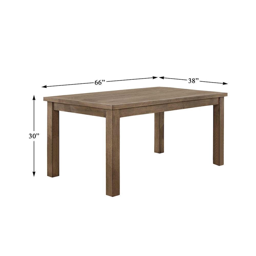 Janina Wood Dining Room Table in Natural