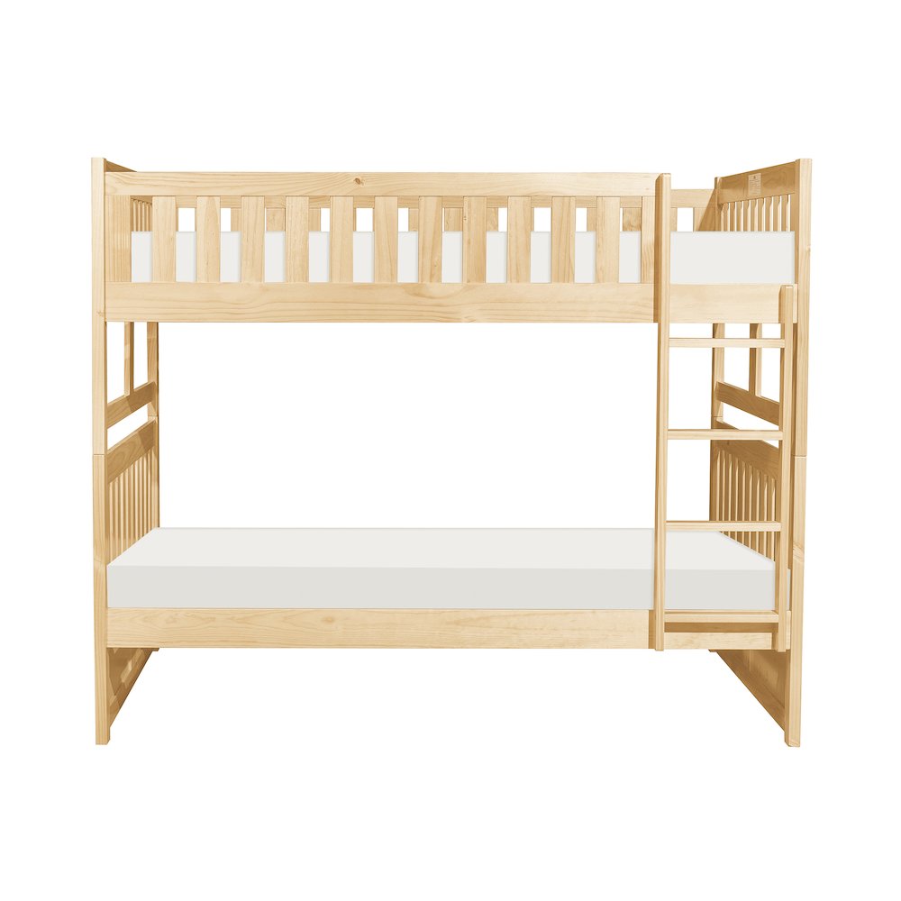 Bartly Pine Full over Full Bunk Bed in Natural Pine