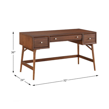 Frolic Poplar Writing Desk in Brown