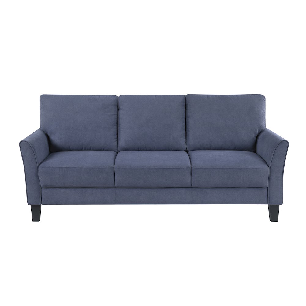 Aliana Textured Sofa in Blue