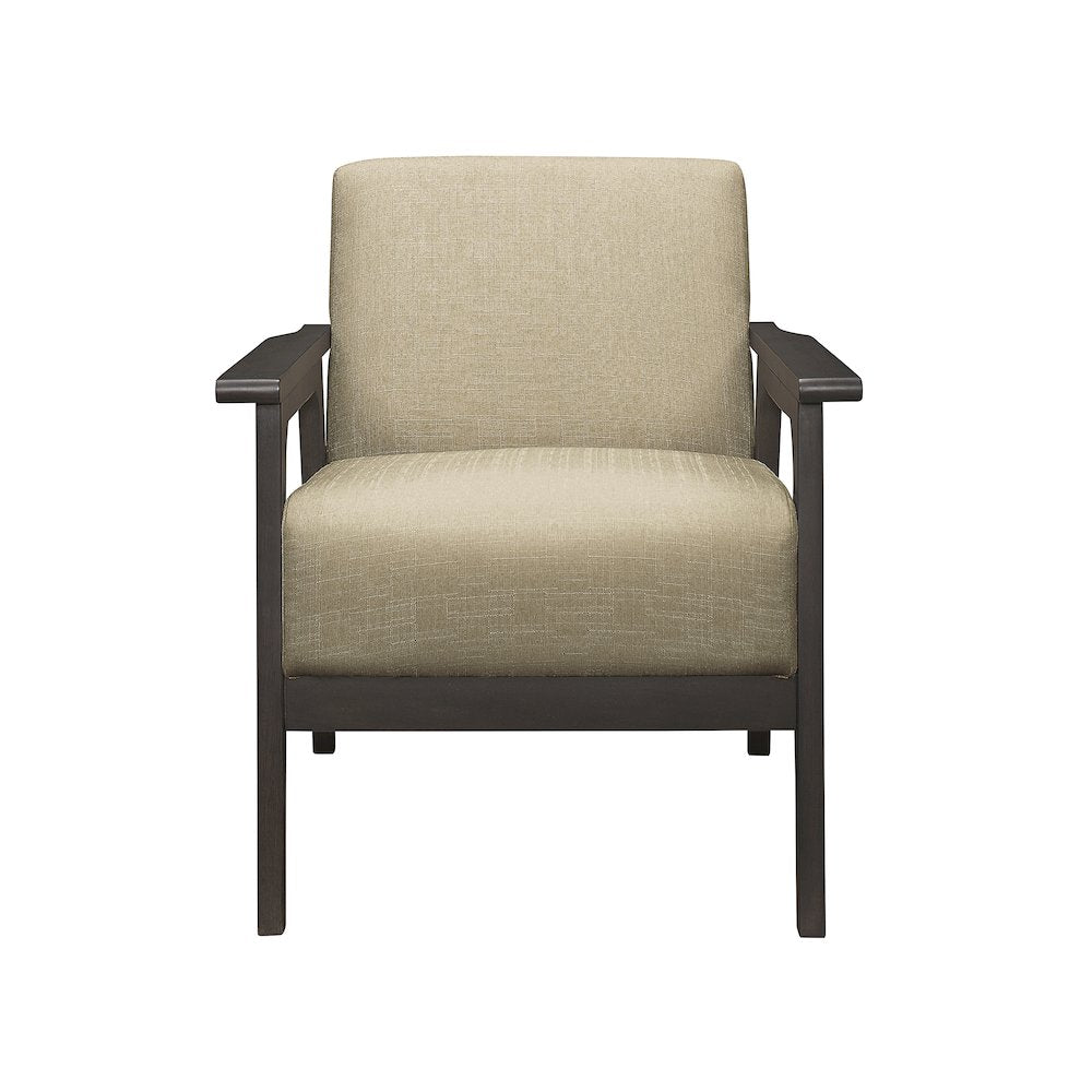 Ocala Textured Accent Chair in Light Brown