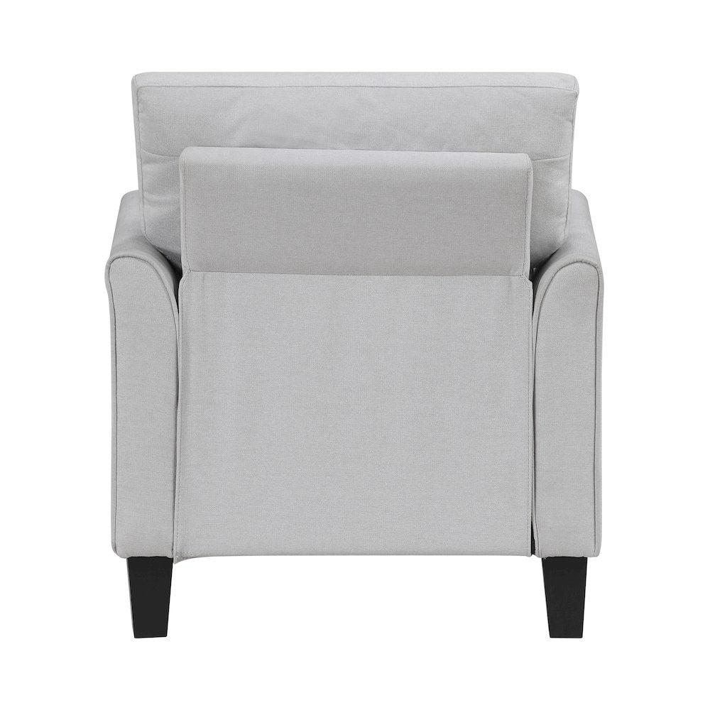 Aliana Textured Chair in Gray