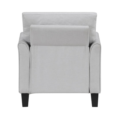 Aliana Textured Chair in Gray