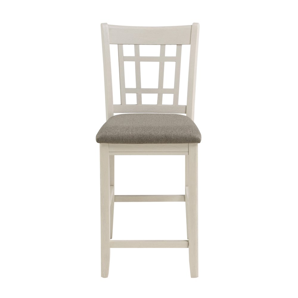 Junipero Textured Counter Height Dining Chair, set of 2 in Brown