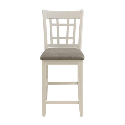 Junipero Textured Counter Height Dining Chair, set of 2 in Brown