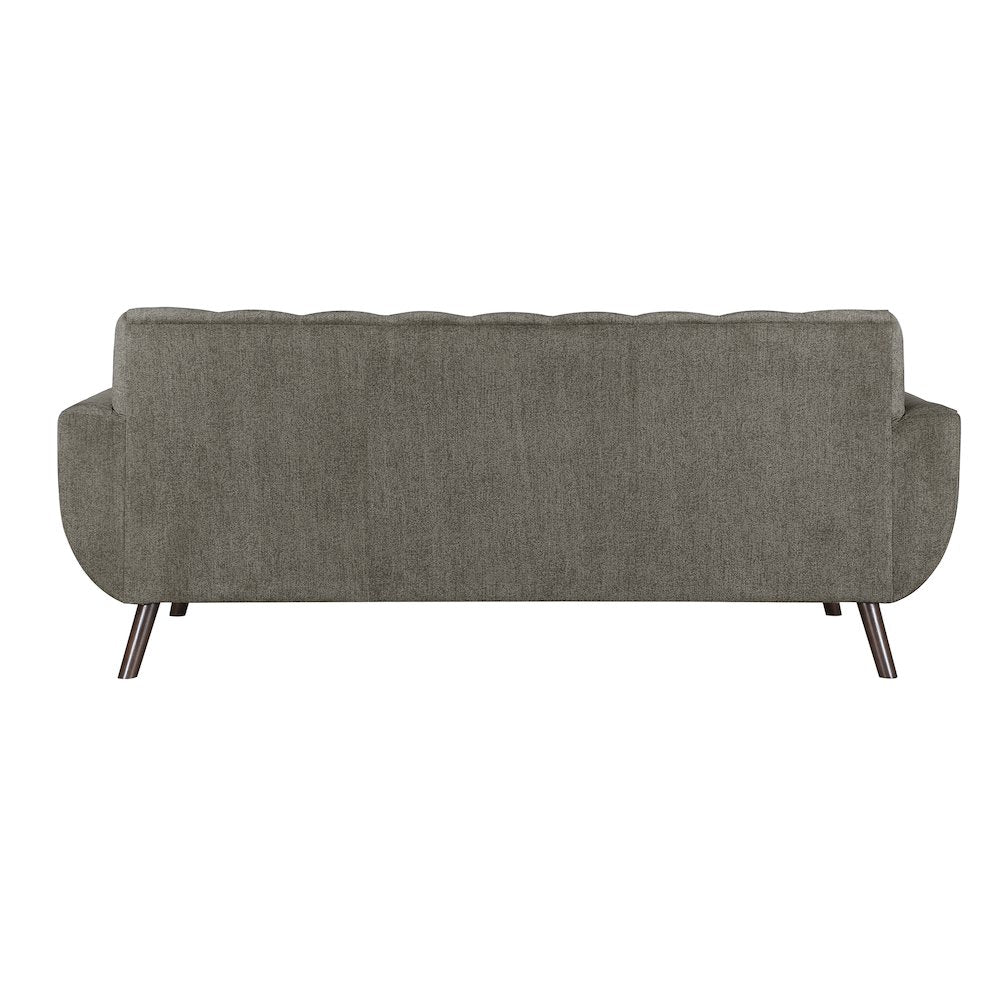 Janne Microfiber Sofa in Brown