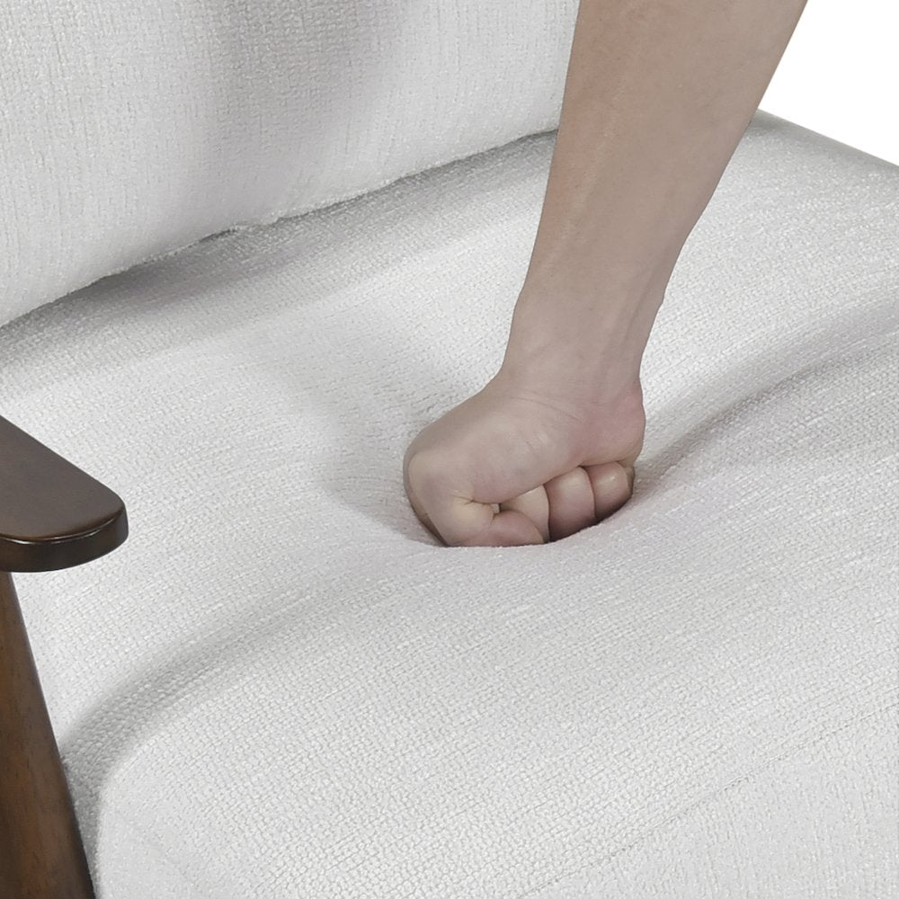 Barton Textured Accent Chair in Off-White