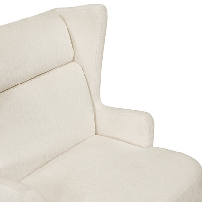 Alden Chenille Accent Chair in Beige