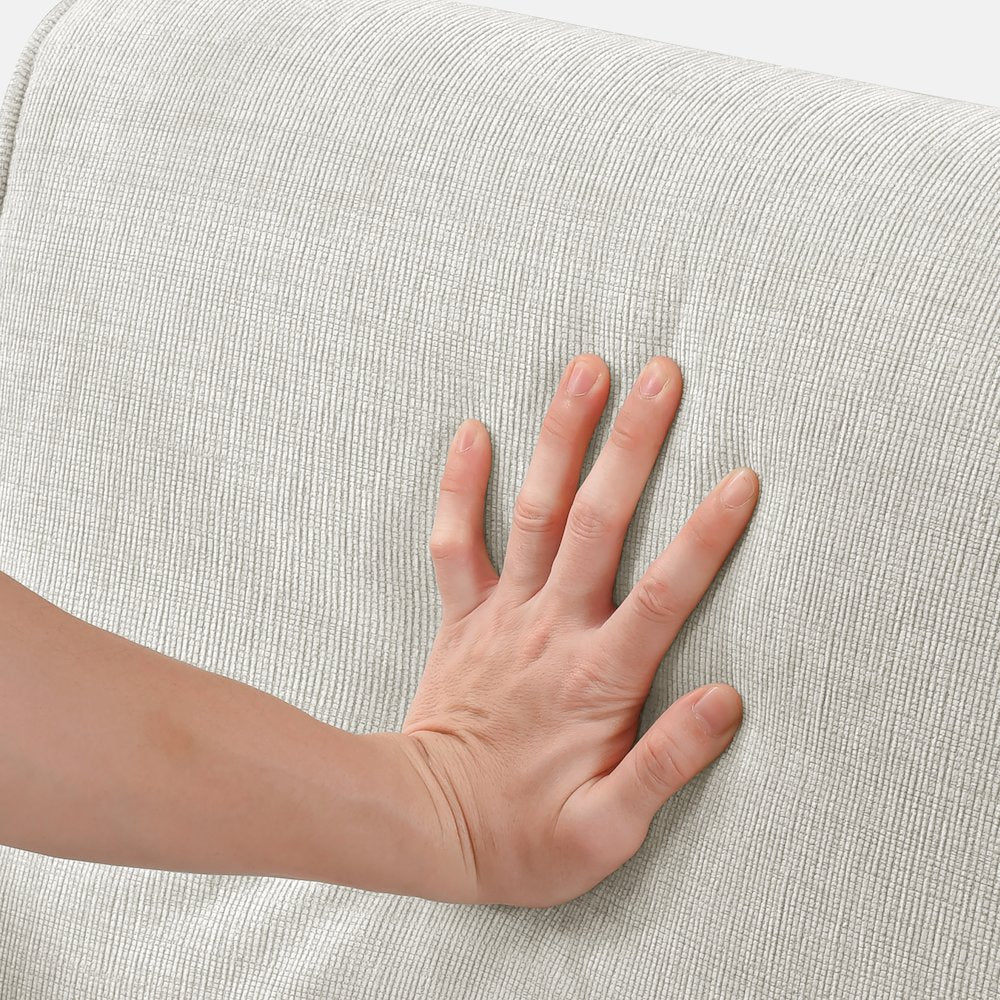 Belfort Chenille Love Seat in Beige